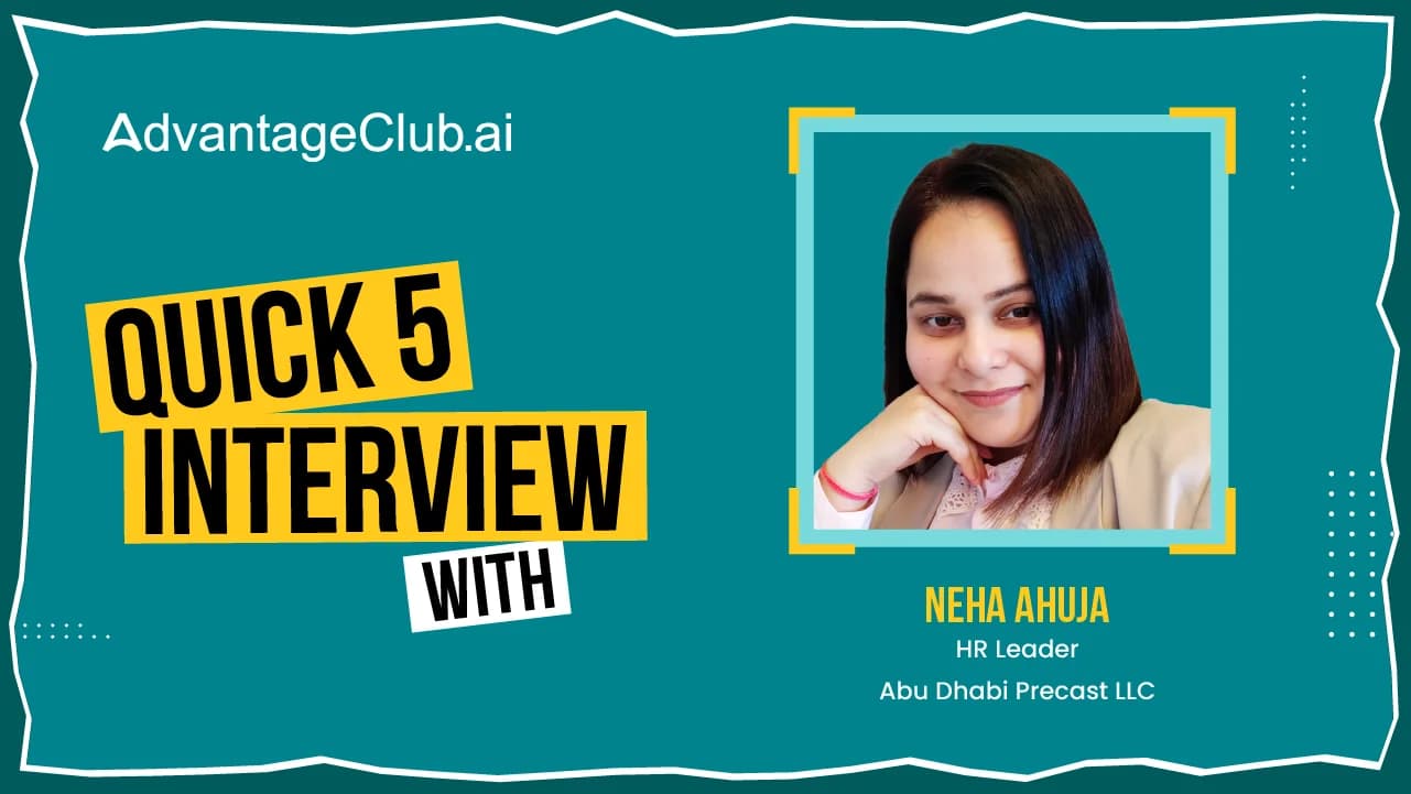 Quick 5 Interview with Abu Dhabi Precast LLC’s Neha Ahuja